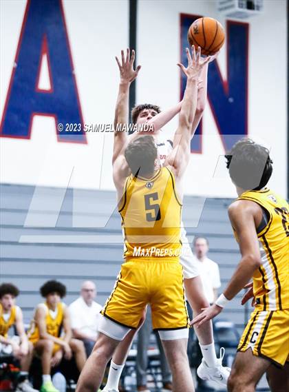 Thumbnail 1 in Crespi @ Maranatha (21st Annual Rose City Roundball Classic. Semi Final) photogallery.