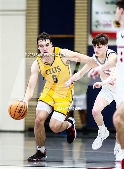 Thumbnail 1 in Crespi @ Maranatha (21st Annual Rose City Roundball Classic. Semi Final) photogallery.