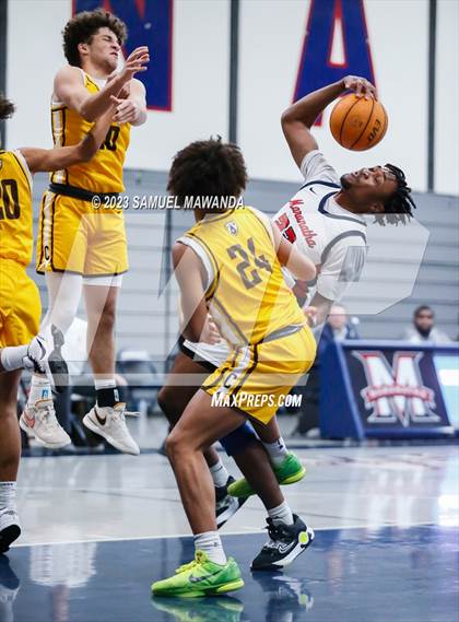 Thumbnail 3 in Crespi @ Maranatha (21st Annual Rose City Roundball Classic. Semi Final) photogallery.