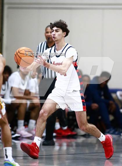 Thumbnail 2 in Crespi @ Maranatha (21st Annual Rose City Roundball Classic. Semi Final) photogallery.