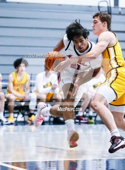 Thumbnail 3 in Crespi @ Maranatha (21st Annual Rose City Roundball Classic. Semi Final) photogallery.