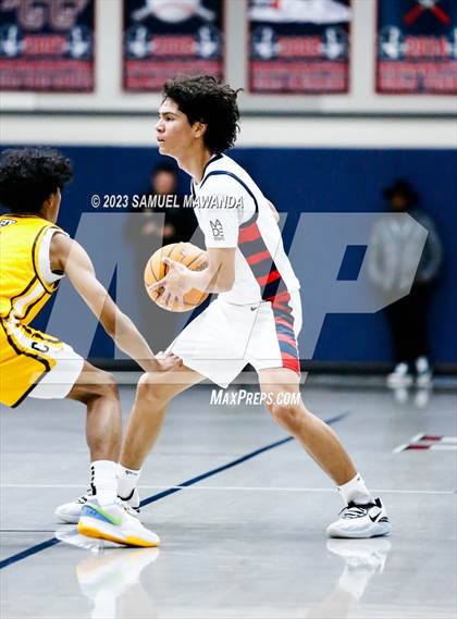Thumbnail 3 in Crespi @ Maranatha (21st Annual Rose City Roundball Classic. Semi Final) photogallery.