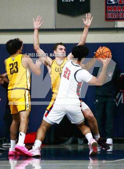 Thumbnail 3 in Crespi @ Maranatha (21st Annual Rose City Roundball Classic. Semi Final) photogallery.