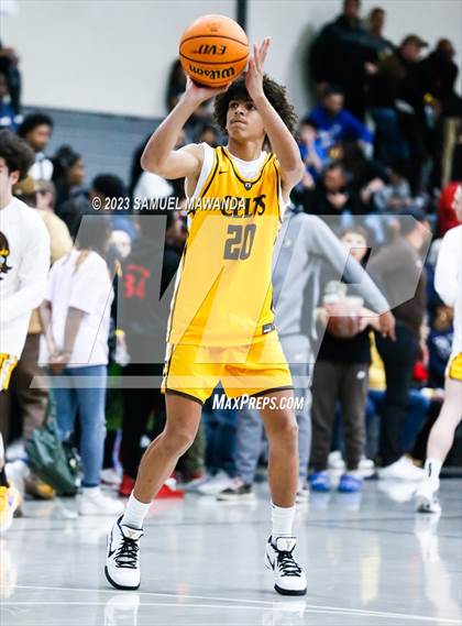 Thumbnail 2 in Crespi @ Maranatha (21st Annual Rose City Roundball Classic. Semi Final) photogallery.