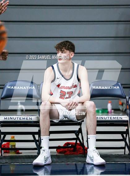 Thumbnail 3 in Crespi @ Maranatha (21st Annual Rose City Roundball Classic. Semi Final) photogallery.