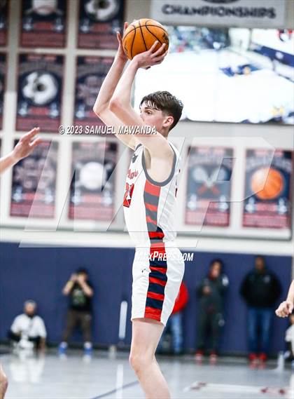 Thumbnail 1 in Crespi @ Maranatha (21st Annual Rose City Roundball Classic. Semi Final) photogallery.