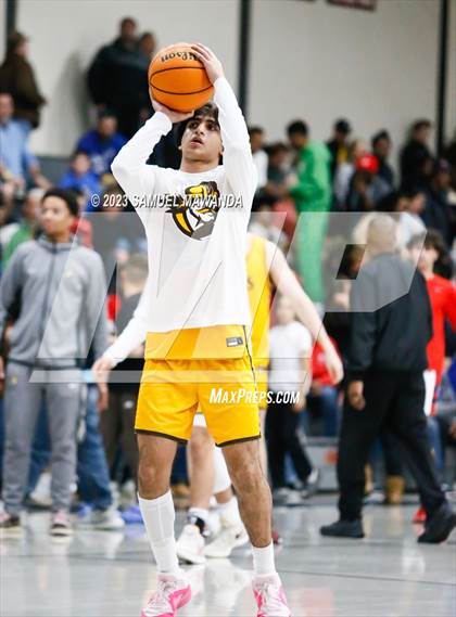 Thumbnail 1 in Crespi @ Maranatha (21st Annual Rose City Roundball Classic. Semi Final) photogallery.