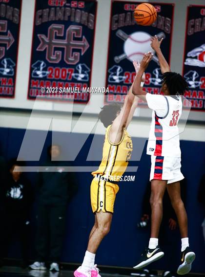 Thumbnail 3 in Crespi @ Maranatha (21st Annual Rose City Roundball Classic. Semi Final) photogallery.