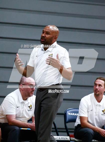 Thumbnail 1 in Crespi @ Maranatha (21st Annual Rose City Roundball Classic. Semi Final) photogallery.