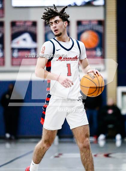 Thumbnail 2 in Crespi @ Maranatha (21st Annual Rose City Roundball Classic. Semi Final) photogallery.