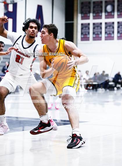 Thumbnail 3 in Crespi @ Maranatha (21st Annual Rose City Roundball Classic. Semi Final) photogallery.