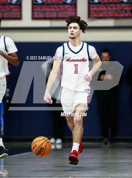 Thumbnail 1 in Crespi @ Maranatha (21st Annual Rose City Roundball Classic. Semi Final) photogallery.