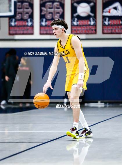 Thumbnail 1 in Crespi @ Maranatha (21st Annual Rose City Roundball Classic. Semi Final) photogallery.