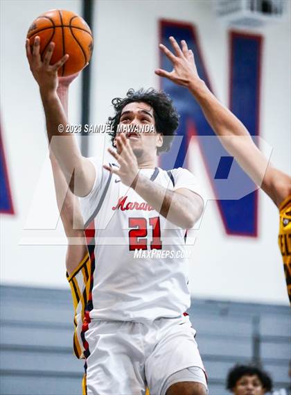 Thumbnail 1 in Crespi @ Maranatha (21st Annual Rose City Roundball Classic. Semi Final) photogallery.