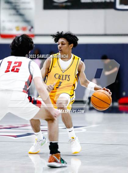 Thumbnail 3 in Crespi @ Maranatha (21st Annual Rose City Roundball Classic. Semi Final) photogallery.