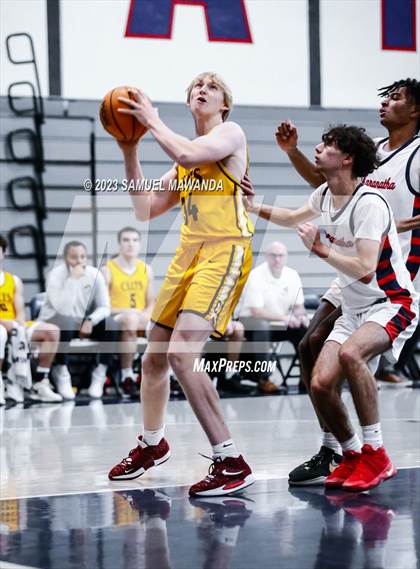 Thumbnail 2 in Crespi @ Maranatha (21st Annual Rose City Roundball Classic. Semi Final) photogallery.
