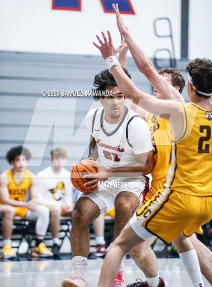 Thumbnail 2 in Crespi @ Maranatha (21st Annual Rose City Roundball Classic. Semi Final) photogallery.