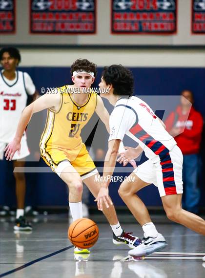 Thumbnail 2 in Crespi @ Maranatha (21st Annual Rose City Roundball Classic. Semi Final) photogallery.