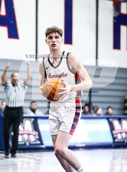 Thumbnail 2 in Crespi @ Maranatha (21st Annual Rose City Roundball Classic. Semi Final) photogallery.