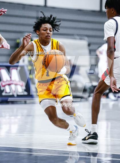 Thumbnail 1 in Crespi @ Maranatha (21st Annual Rose City Roundball Classic. Semi Final) photogallery.