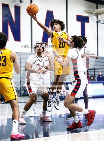 Thumbnail 2 in Crespi @ Maranatha (21st Annual Rose City Roundball Classic. Semi Final) photogallery.