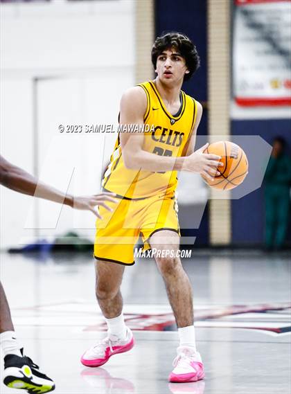 Thumbnail 1 in Crespi @ Maranatha (21st Annual Rose City Roundball Classic. Semi Final) photogallery.