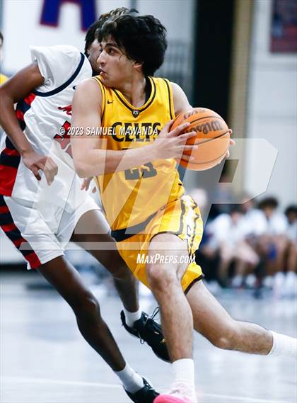 Thumbnail 2 in Crespi @ Maranatha (21st Annual Rose City Roundball Classic. Semi Final) photogallery.