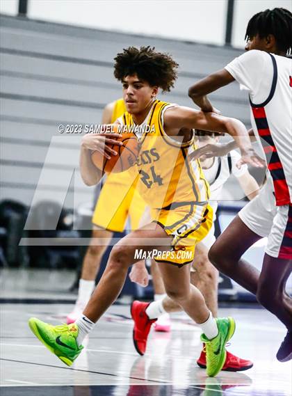 Thumbnail 3 in Crespi @ Maranatha (21st Annual Rose City Roundball Classic. Semi Final) photogallery.