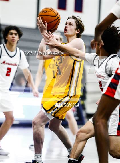 Thumbnail 1 in Crespi @ Maranatha (21st Annual Rose City Roundball Classic. Semi Final) photogallery.