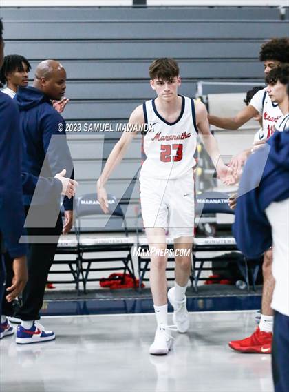 Thumbnail 2 in Crespi @ Maranatha (21st Annual Rose City Roundball Classic. Semi Final) photogallery.