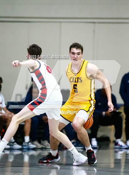 Thumbnail 1 in Crespi @ Maranatha (21st Annual Rose City Roundball Classic. Semi Final) photogallery.