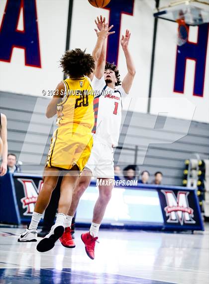 Thumbnail 2 in Crespi @ Maranatha (21st Annual Rose City Roundball Classic. Semi Final) photogallery.