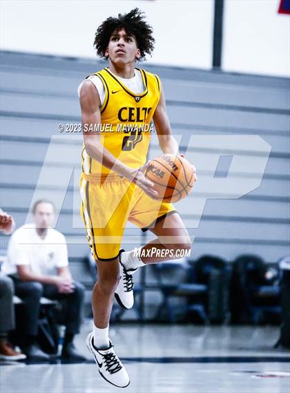 Thumbnail 1 in Crespi @ Maranatha (21st Annual Rose City Roundball Classic. Semi Final) photogallery.
