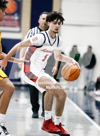 Thumbnail 2 in Crespi @ Maranatha (21st Annual Rose City Roundball Classic. Semi Final) photogallery.