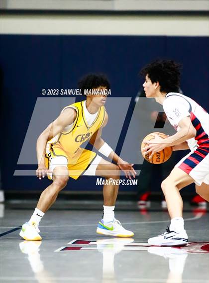 Thumbnail 3 in Crespi @ Maranatha (21st Annual Rose City Roundball Classic. Semi Final) photogallery.