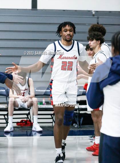Thumbnail 2 in Crespi @ Maranatha (21st Annual Rose City Roundball Classic. Semi Final) photogallery.