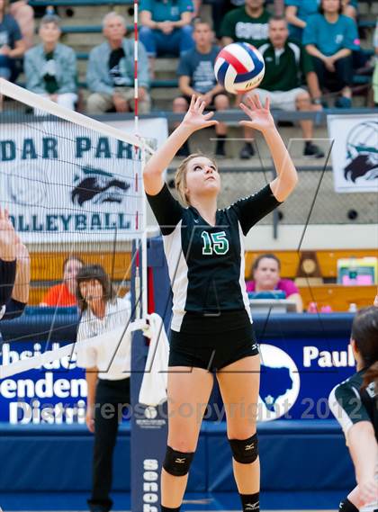Thumbnail 1 in Boerne-Champion @ Cedar Park (UIL 4A Final Region 4) photogallery.