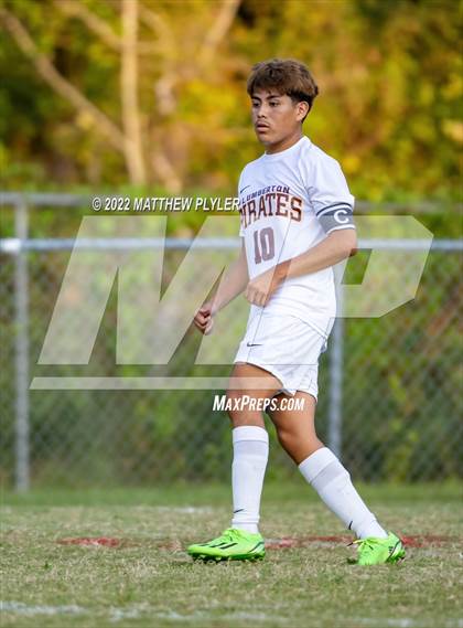 Thumbnail 3 in Lumberton vs St. Pauls (Robeson Cup Soccer Tournament - Semifinal) photogallery.