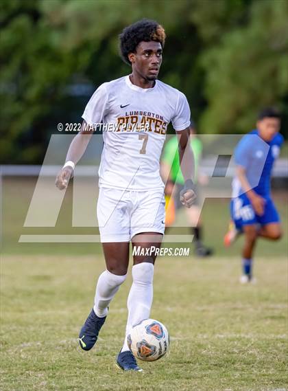 Thumbnail 1 in Lumberton vs St. Pauls (Robeson Cup Soccer Tournament - Semifinal) photogallery.