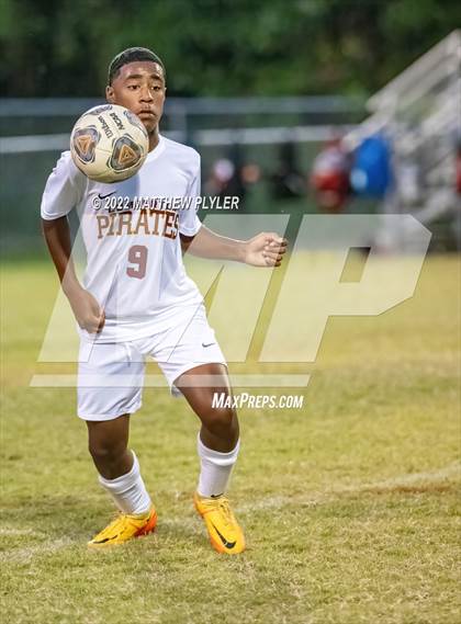 Thumbnail 2 in Lumberton vs St. Pauls (Robeson Cup Soccer Tournament - Semifinal) photogallery.