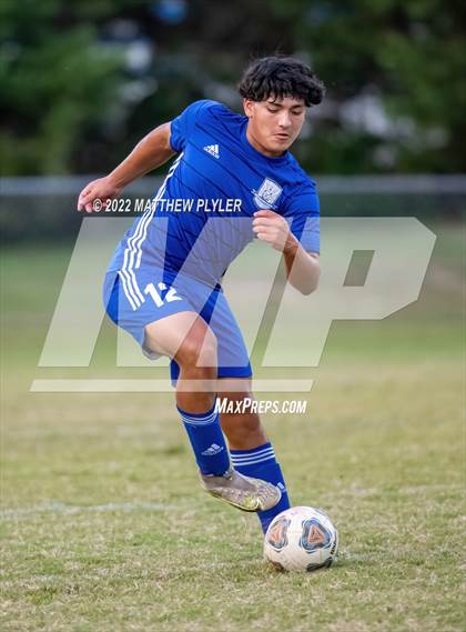 Thumbnail 2 in Lumberton vs St. Pauls (Robeson Cup Soccer Tournament - Semifinal) photogallery.