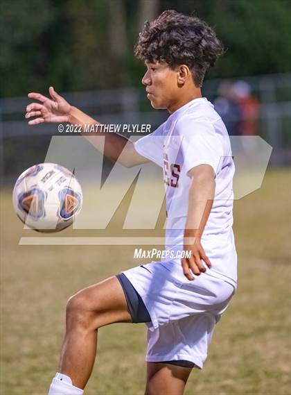 Thumbnail 3 in Lumberton vs St. Pauls (Robeson Cup Soccer Tournament - Semifinal) photogallery.