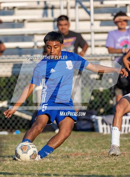 Thumbnail 3 in Lumberton vs St. Pauls (Robeson Cup Soccer Tournament - Semifinal) photogallery.