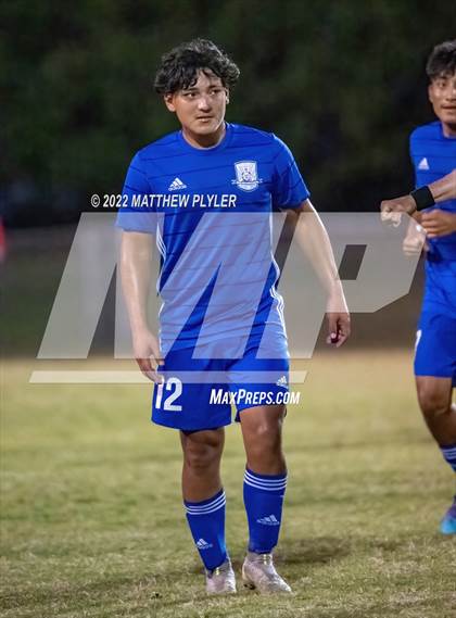 Thumbnail 1 in Lumberton vs St. Pauls (Robeson Cup Soccer Tournament - Semifinal) photogallery.