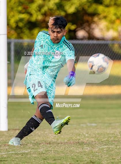 Thumbnail 1 in Lumberton vs St. Pauls (Robeson Cup Soccer Tournament - Semifinal) photogallery.