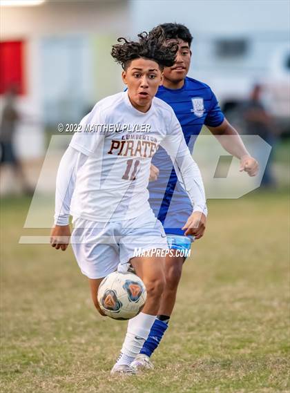 Thumbnail 1 in Lumberton vs St. Pauls (Robeson Cup Soccer Tournament - Semifinal) photogallery.