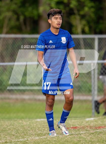 Thumbnail 3 in Lumberton vs St. Pauls (Robeson Cup Soccer Tournament - Semifinal) photogallery.