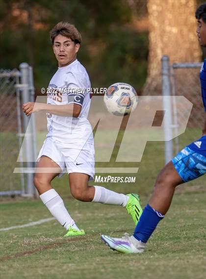 Thumbnail 3 in Lumberton vs St. Pauls (Robeson Cup Soccer Tournament - Semifinal) photogallery.