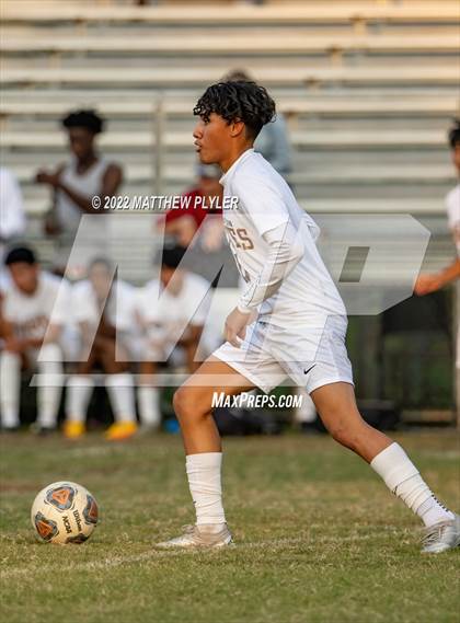 Thumbnail 3 in Lumberton vs St. Pauls (Robeson Cup Soccer Tournament - Semifinal) photogallery.