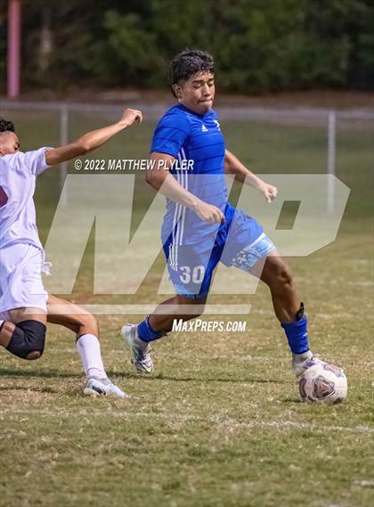 Thumbnail 1 in Lumberton vs St. Pauls (Robeson Cup Soccer Tournament - Semifinal) photogallery.